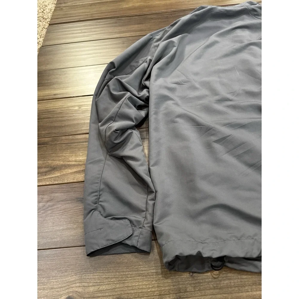 Nike Golf Windbreaker Men's 2XL Gray Dry Fit 1/4 Zip Windbreaker 578675-021